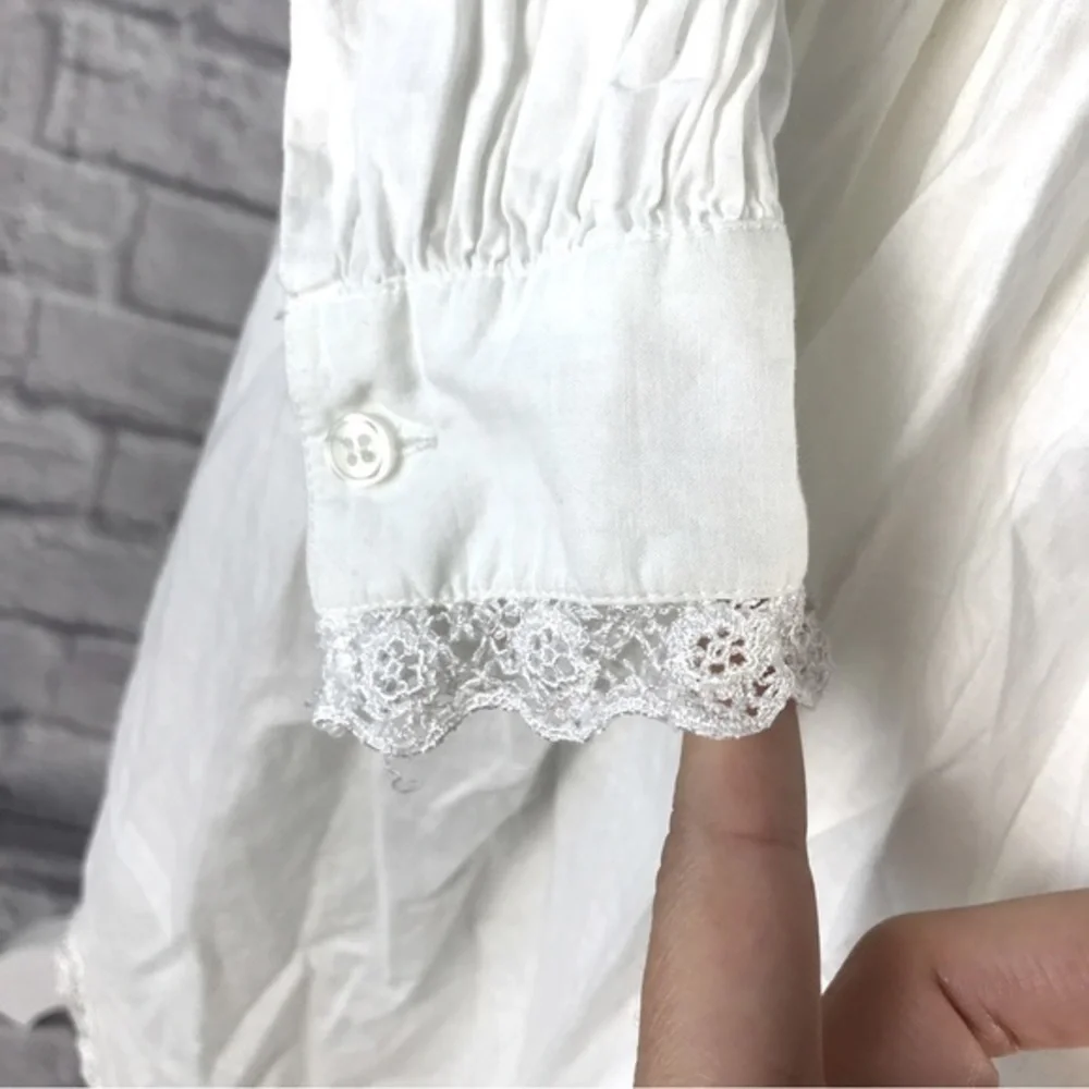 RARE Vintage Venetian Lace Embroidery Crochet Cotton‎ 90s Victoria’s Secret